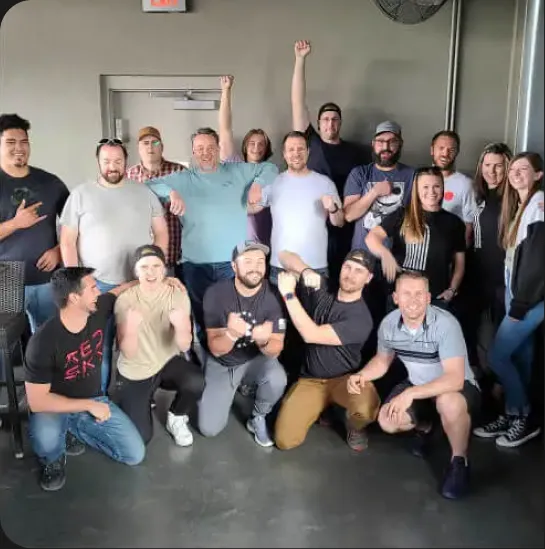 Group photo of the RedSky Engineering team